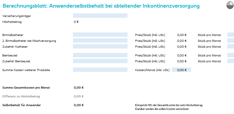 zeigt IC Berechnungstool